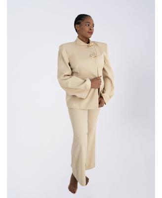 Imperial Beige Couture Suit