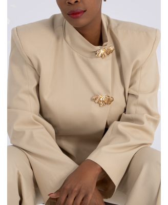 Imperial Beige Couture Suit