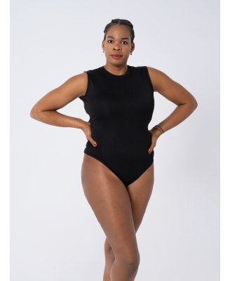 Noir Sculpted No Sleeve Bodysuit