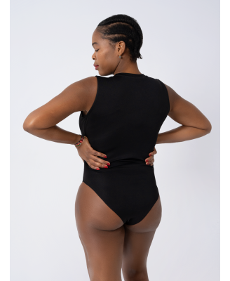 Noir Sculpted No Sleeve Bodysuit